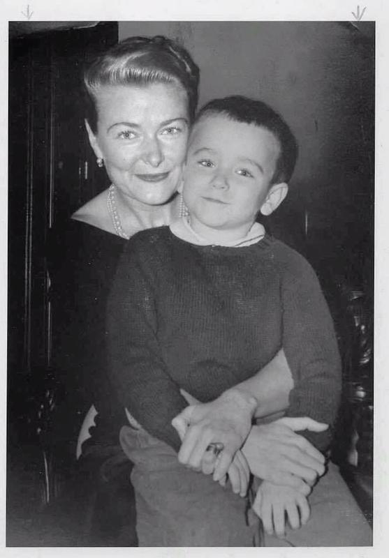 Robin Williams, 6,  with his mother Laurie in 1957