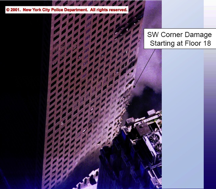 Visible Damage To WTC Building 7