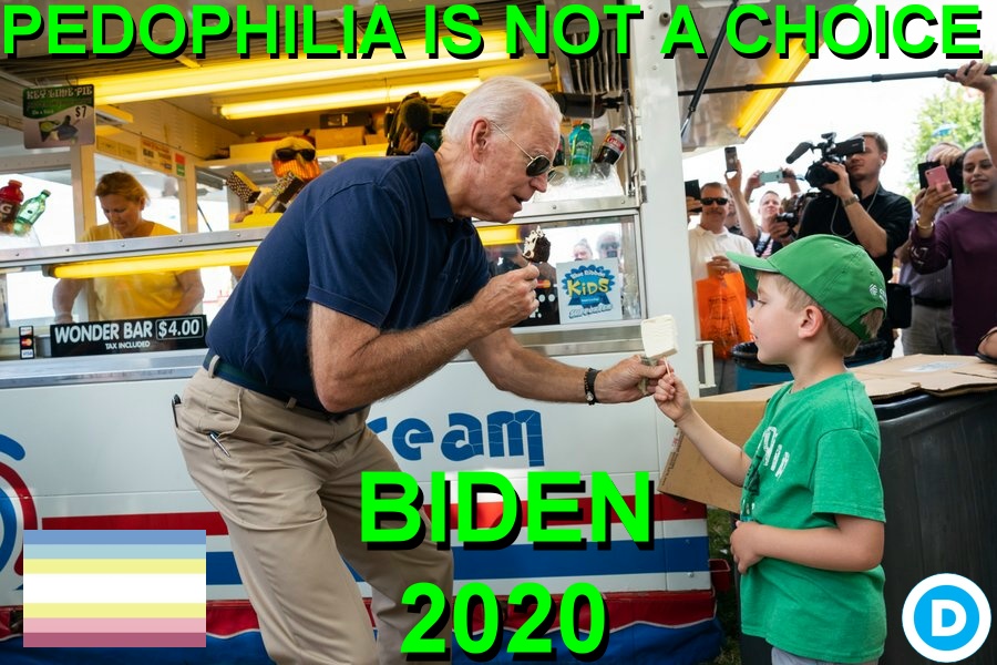 Doesn't anyone in Creepy Joe's campaign aware of how optics work? This is NOT an official Biden campaign poster. The text was added to make it a meme. (sad this has to be said)
