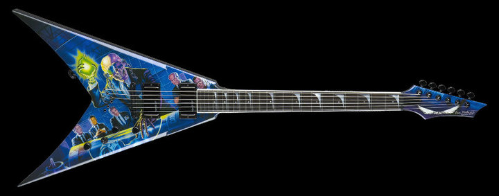 guitar dave mustaine guitar rust in peace