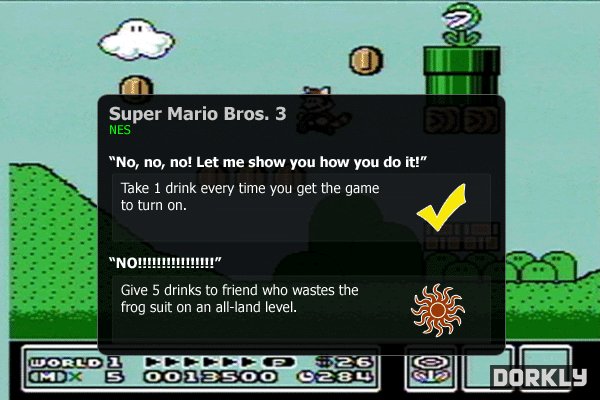 11 Videogame Drinking Games