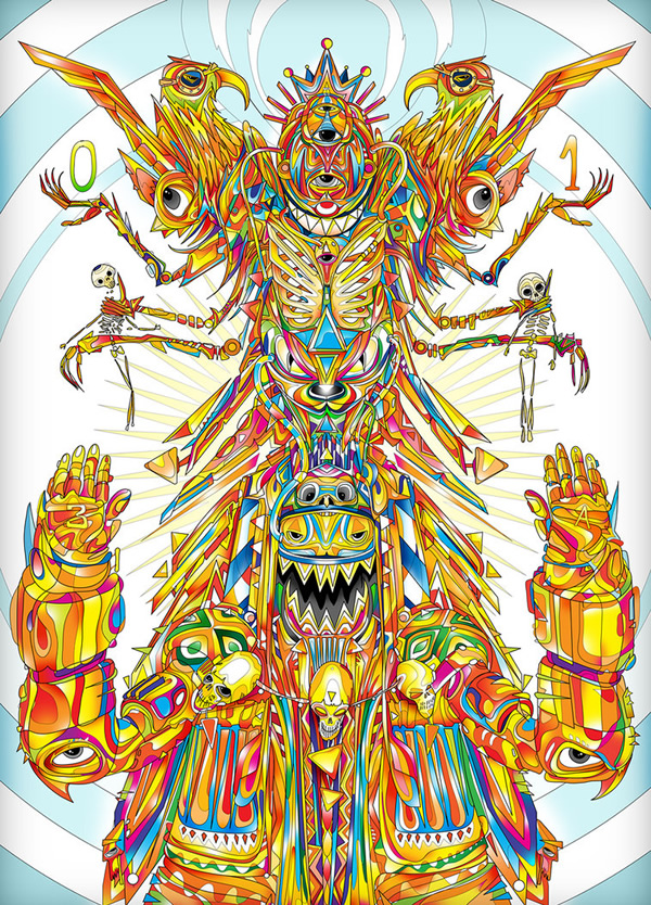 Psychedelic Illustrations on Acid