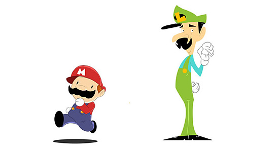 Unusual Stylish Super Mario Brothers Artworks