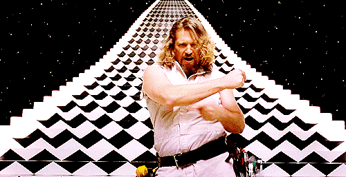3.The word dude in The Big Lebowski is used approximately 161 times in the movie: 160 times spoken and once in text in the credits for Gutterballs the second dream sequence. The F-word or a variation of the F-word is used 292 times. The Dude says man 147 times in the moviethats nearly 1.5 times a minute.