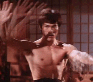 9.Bruce Lee was so fast, that they actually had to slow a film down so you could see his moves. That is the opposite of the norm.