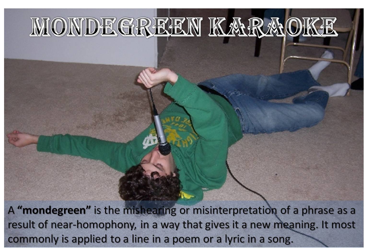 Mondegreen Karaoke