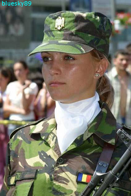 sexy female soldier