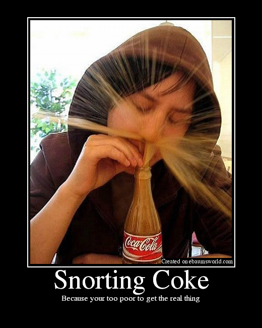 snort coke