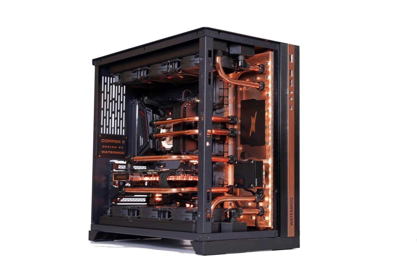 amazing gaming machines - copper theme pc - Copper Ii Design By Watermod Aurus Watermod