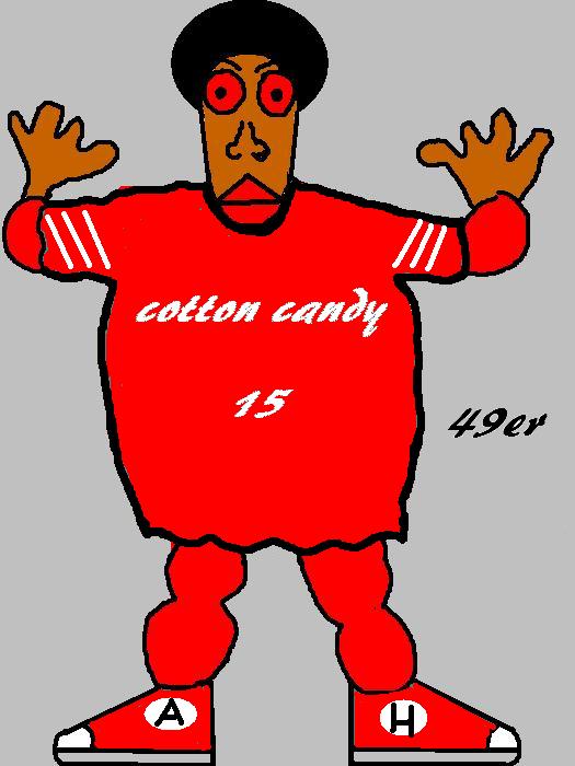 bay area football team by andre herring....cotton candy