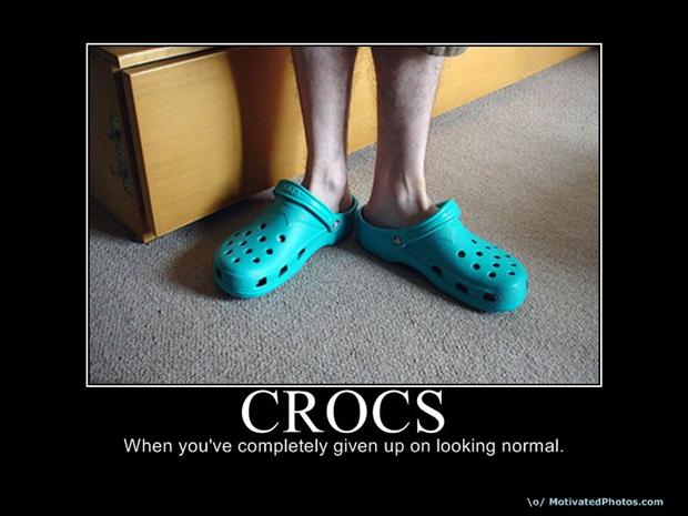 Crocs insert joke