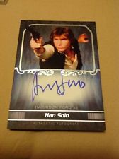 2015 Topps Star Wars Masterwork Harrison Ford Han Solo Auto Autograph SSP Rare $3,995
