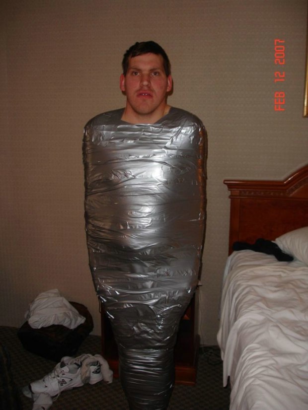duct taped man -