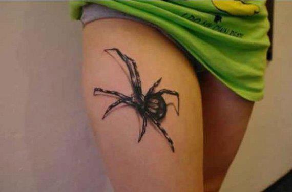 jumping spider tattoo