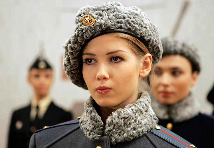russian military woman