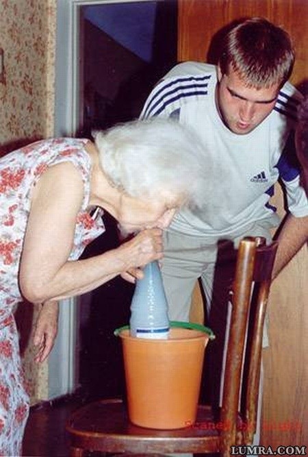 bucket bong grandma - Lumra.Com