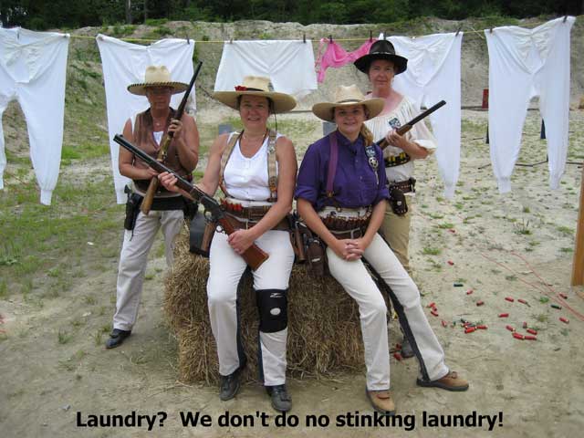 horse - Laundry? We don't do no stinking laundry!