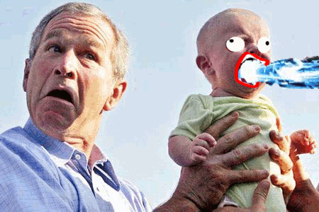 Bush and his many errors.