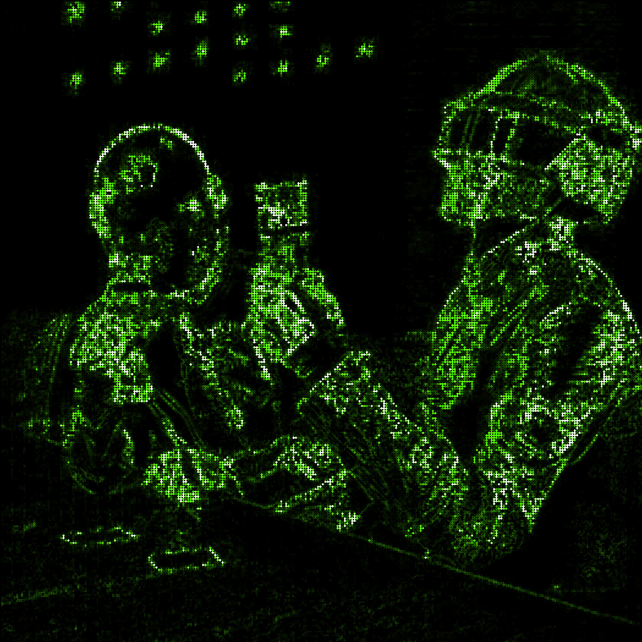 daft punk lcd effect. I created this. based off of this photo: http://lenore619-void.deviantart.com/art/Daft-Punk-Happy-New-Years-191793004