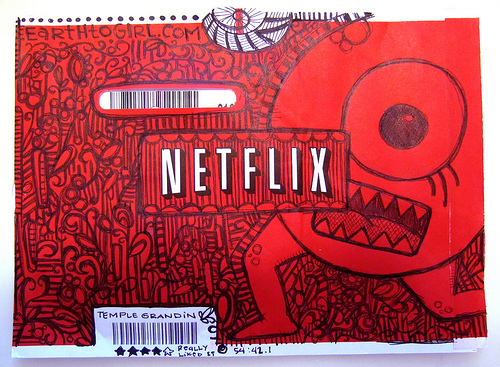 Netflix Envelope Art