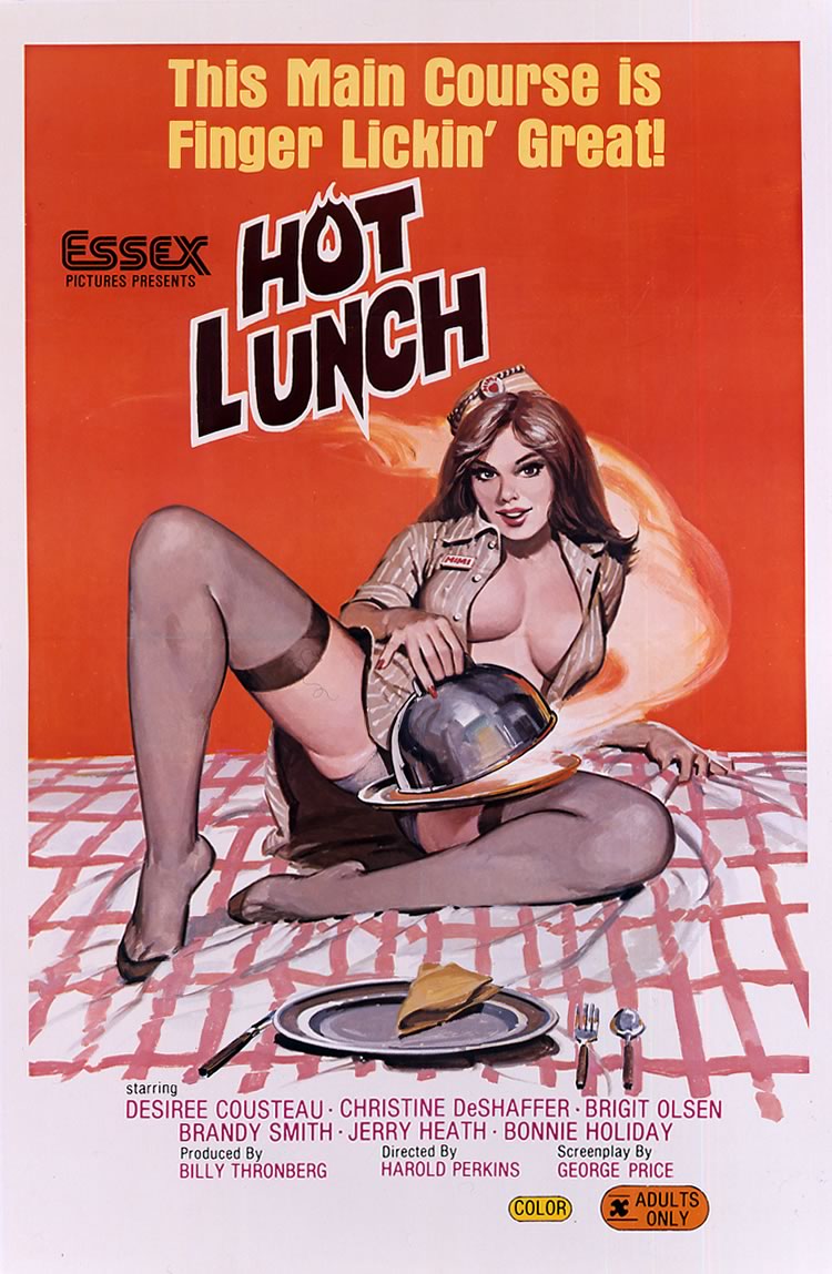 porno poster - This Main Course is Finger Lickin' Great! Essex Hot Pictures Presents Lunch starring Desiree Cousteau. Christine DeSHAFFER Brigit Olsen Brandy Smith Jerry Heath. Bonnie Holiday Produced By Directed By Screenplay By Billy Thronberg Harold Pe