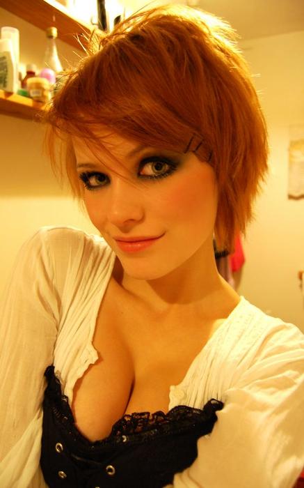 An Extra Dose Of Cleavage  Redhead Edition