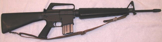 M16 Mark1 had a plastic butt that became brittle in the cold and it wasnt issued with cleaning kits.