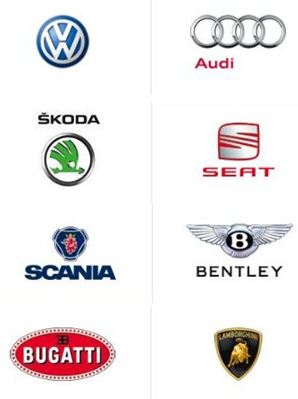 Volkswagen currently owns Audi, Volkswagen, Bentley, Bugatti, Lamborghini, SEAT and Skoda.