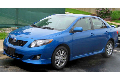 10. 2009 Toyota Corolla. The 2011 had just  cosmetic changes, which means parts from prior year models can be used in the newer models, which makes the car  attractive to car thieves.