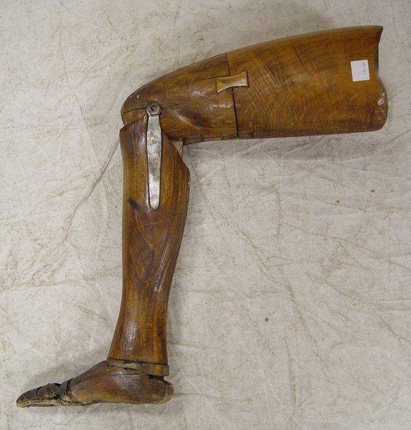wooden leg