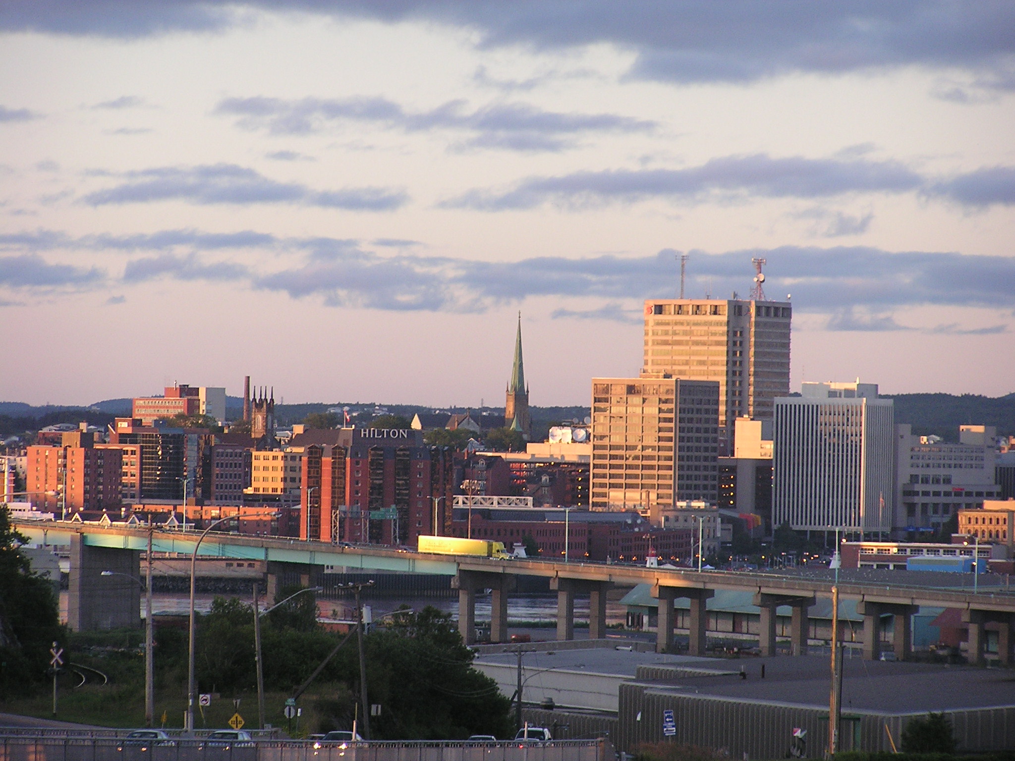 Saint John, New Brunswick, founded by Samuel de Champlain on Saint-Jean-Baptiste Day in 1631.