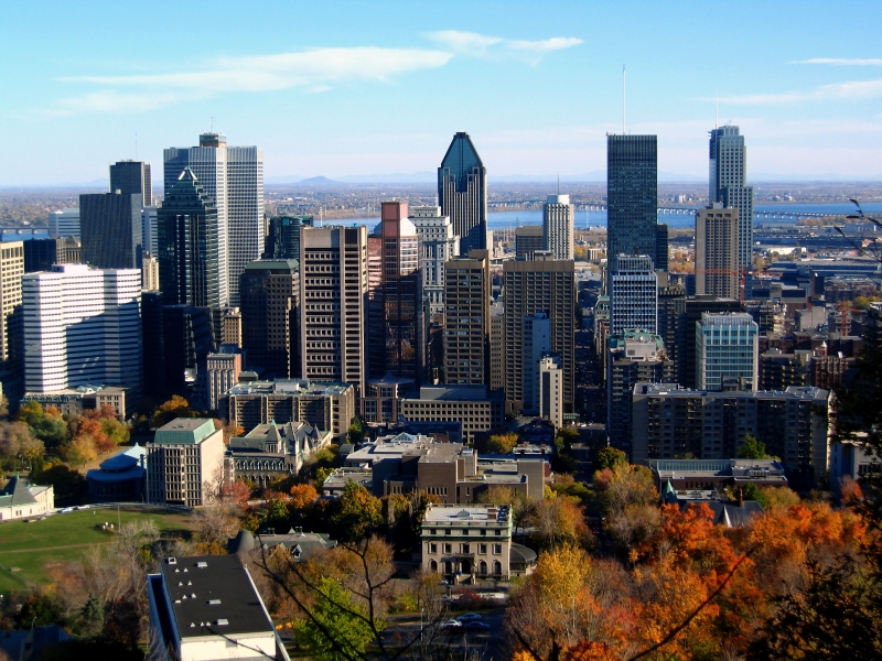 Montreal, started as a fur trading outpost in 1642