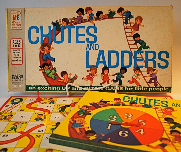 The game has existed in some form since the 16th century. Originating in India, the objective for players back then was still the samereach the end of the board by climbing ladders and avoiding snakes
