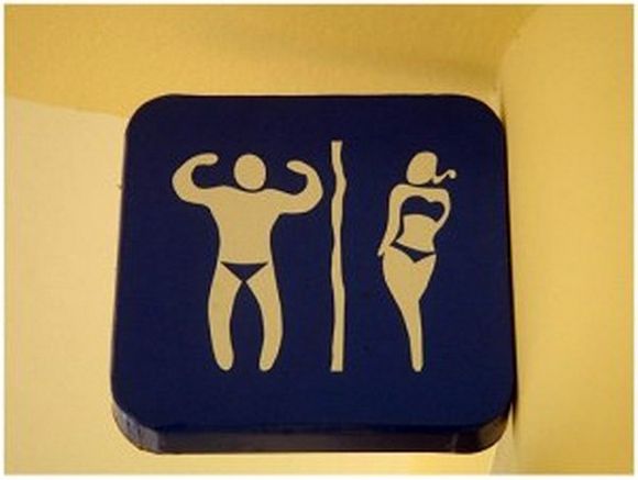 Bathroom signs of the world