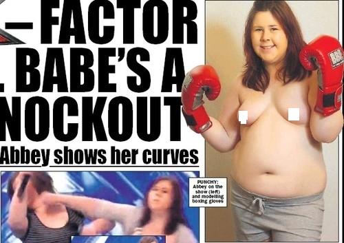 Xfactor Fatty Abby Poses Nude