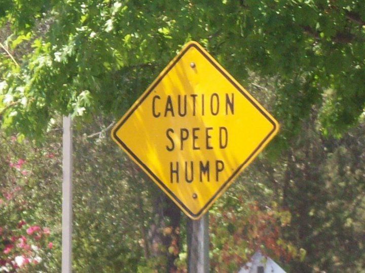 Funny traffic sign