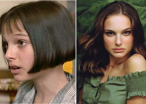 Natalie Portman broke into acting at the age of 13 in 1994's The Professional (left) and has maintained a great career shaved head and all.