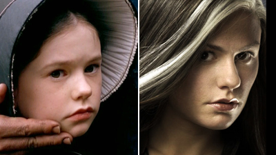 Anna Paquin Winning an Oscar at 12 -- the second-youngest actress to do so -- for The Piano in 1994 was either a ticket to a downhill ride or the beginning of something illustrious. In truth, Anna Paquin's career since has been a mixed bag, her most visible work being her role as Rogue in the X-Men trilogy. Beyond the franchise, though, she's shown range in smaller films (Almost Famous, the excellent The Squid and the Whale) and her current gig headlining TV's True Blood has seen her maintain her profile. Not so sure about the hair.