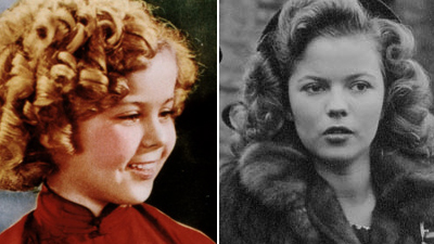 Shirley Temple The Queen Bee of child movie stars, Shirley Temple began her acting training at age three, and was a star at six, going on to appear in a string of popular hits during the 1930s. In 1935 -- now the ripe old age of seven -- the golden-curled one received a special 'miniature' Oscar from the Academy for her contributions. Now that's one good ship lollipop. You can't blame her from retiring from movies in 1949 -- aged 21.