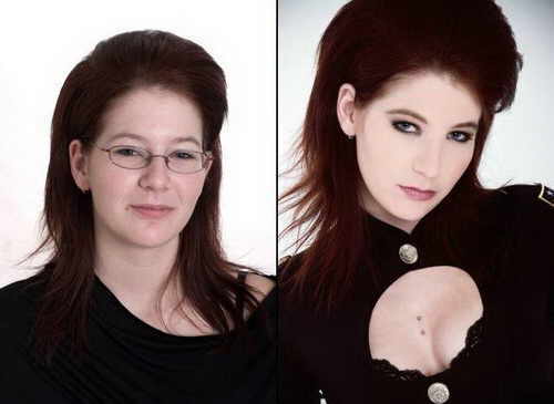 before and after makeup facial makeup