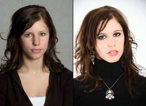before and after makeup facial makeup