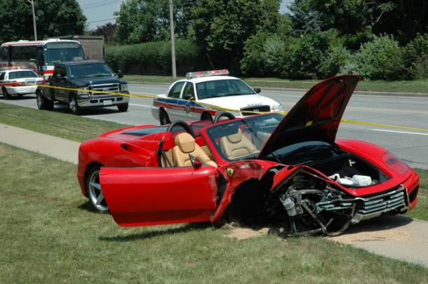 Expensive car crashes