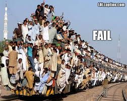 Train Fails....and train passenger fails