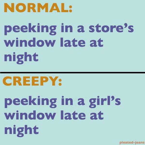 Creepy vs Normal