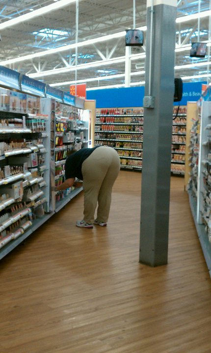 I saw this Walmart employee at the Walmart in Orland Hills, Illinois.