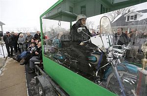 Man Gets Buried On His Beloved Harley
