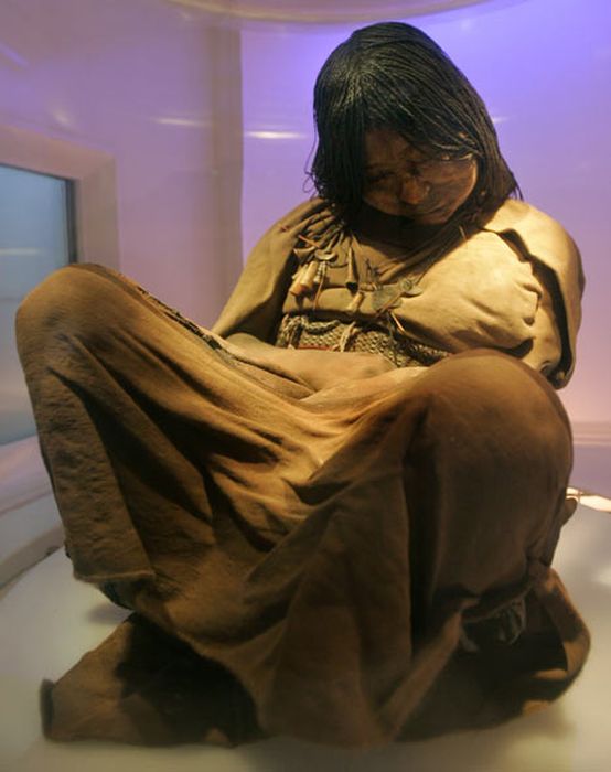 15 year old Inca girl who has been frozen for 500 years
