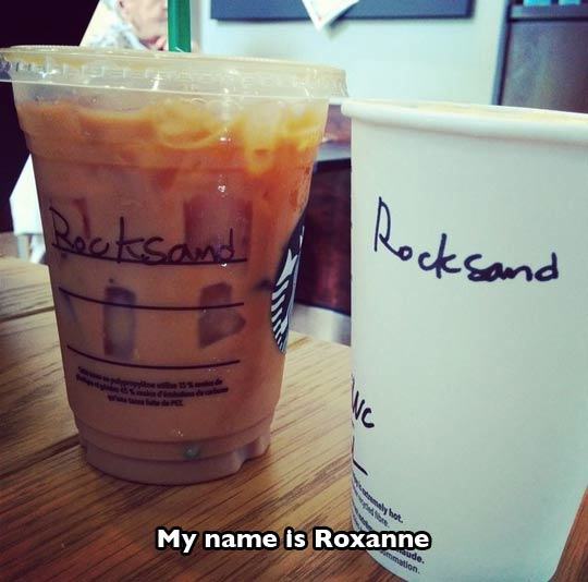 starbucks name fails meme - Books md My name is Roxanne