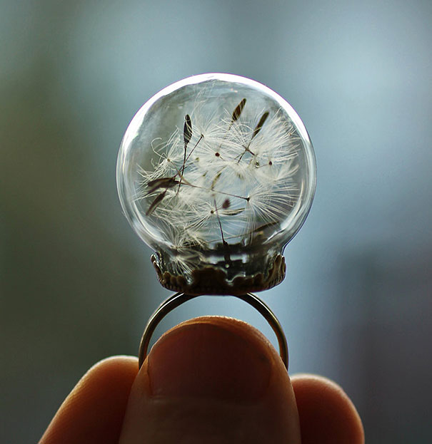 Real Flower Rings