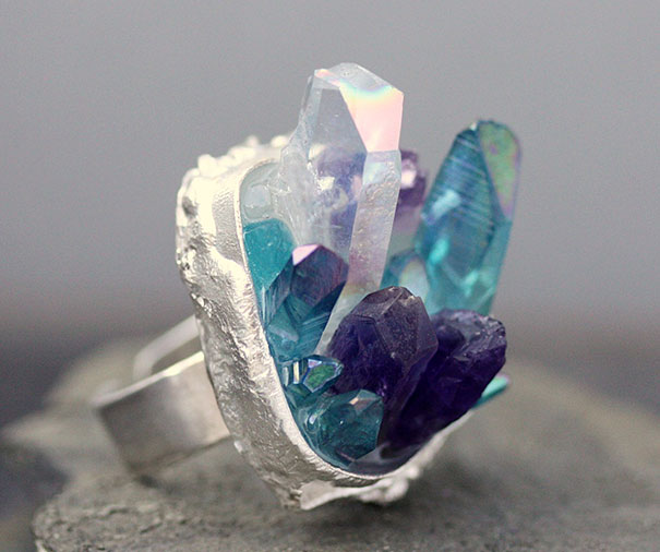 Raw Crystal Ring